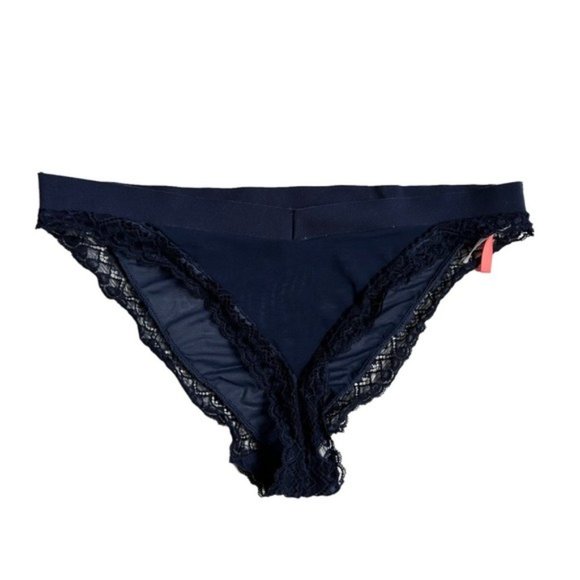 Splendies Navy Blue Lace Lacy Hipster 2X - Picture 2 of 5